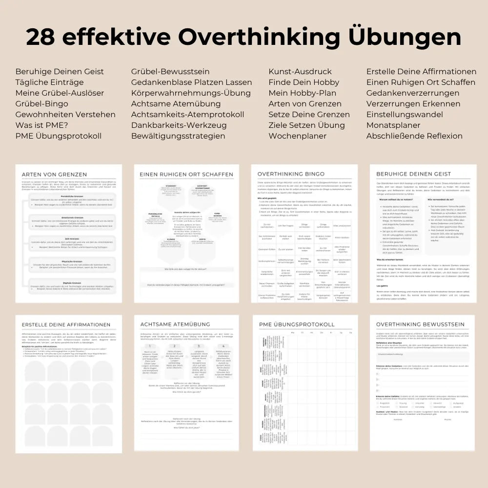 Overthinking stoppen
