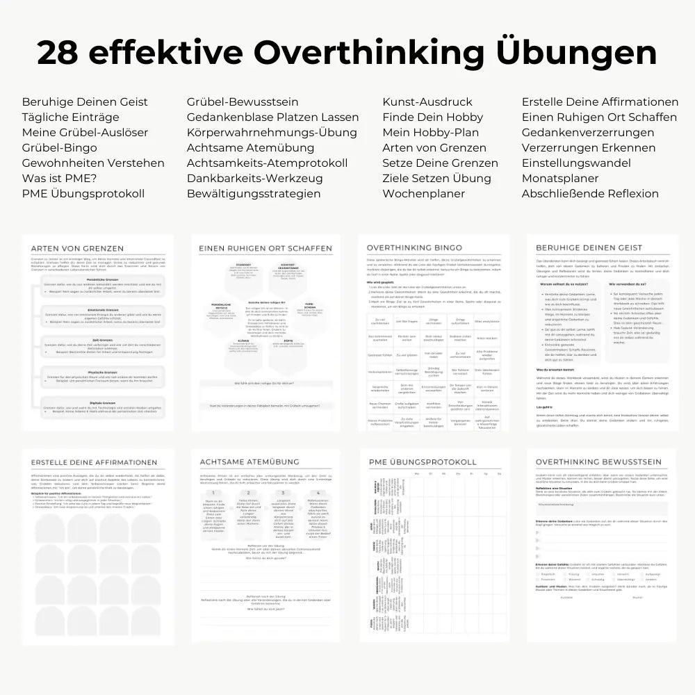 Stop Overthinking Inhalt